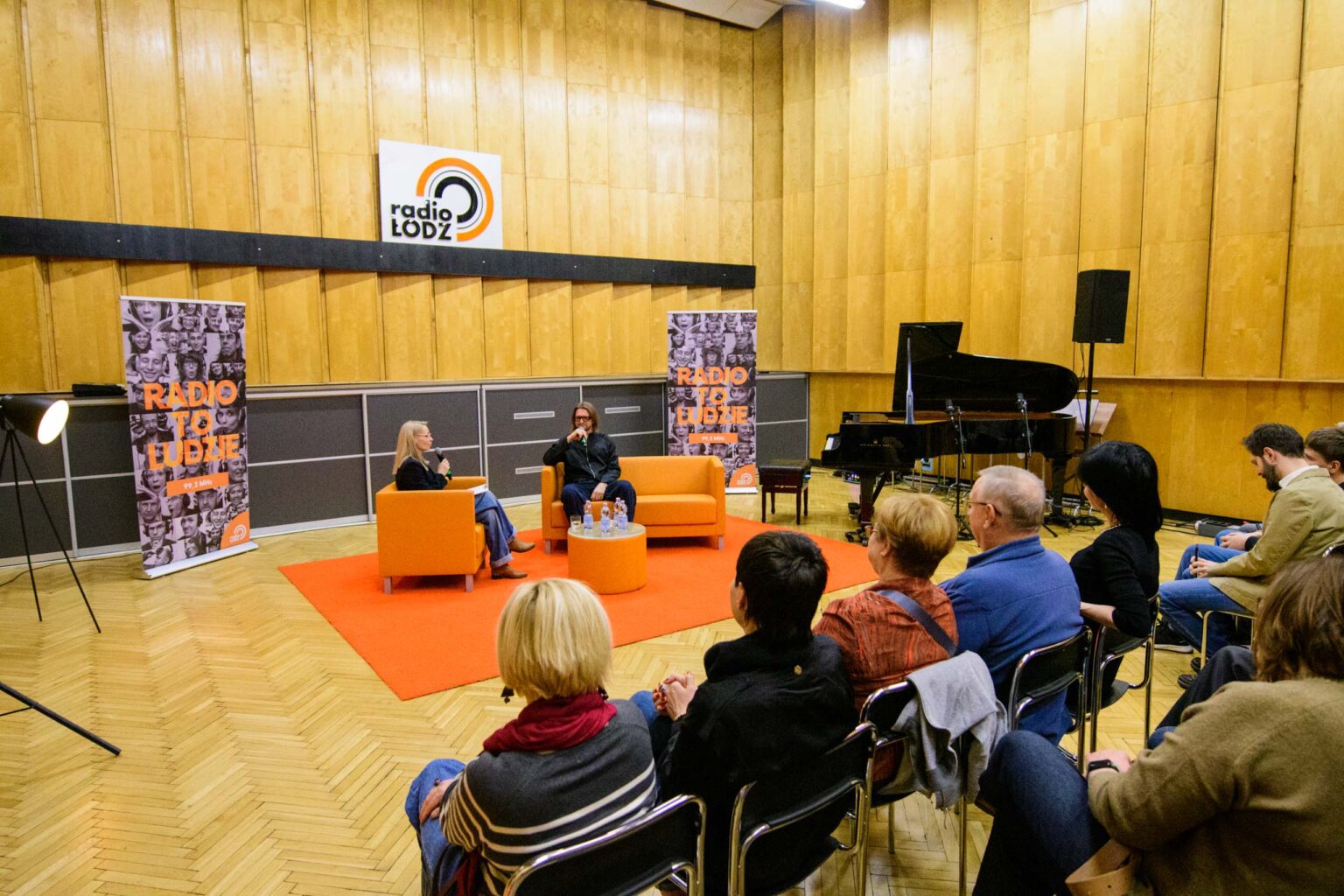 Leszek Mozdzer w Radiu Lodz fot Sebastian Szwajkowski