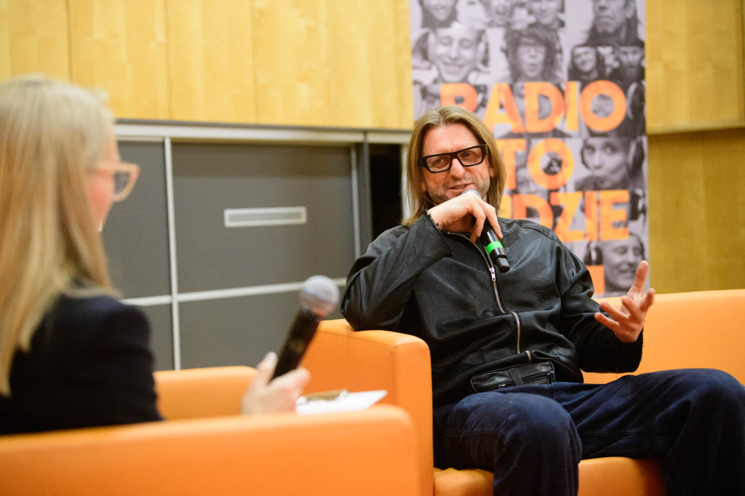 Leszek Mozdzer w Radiu Lodz fot Sebastian Szwajkowski 26