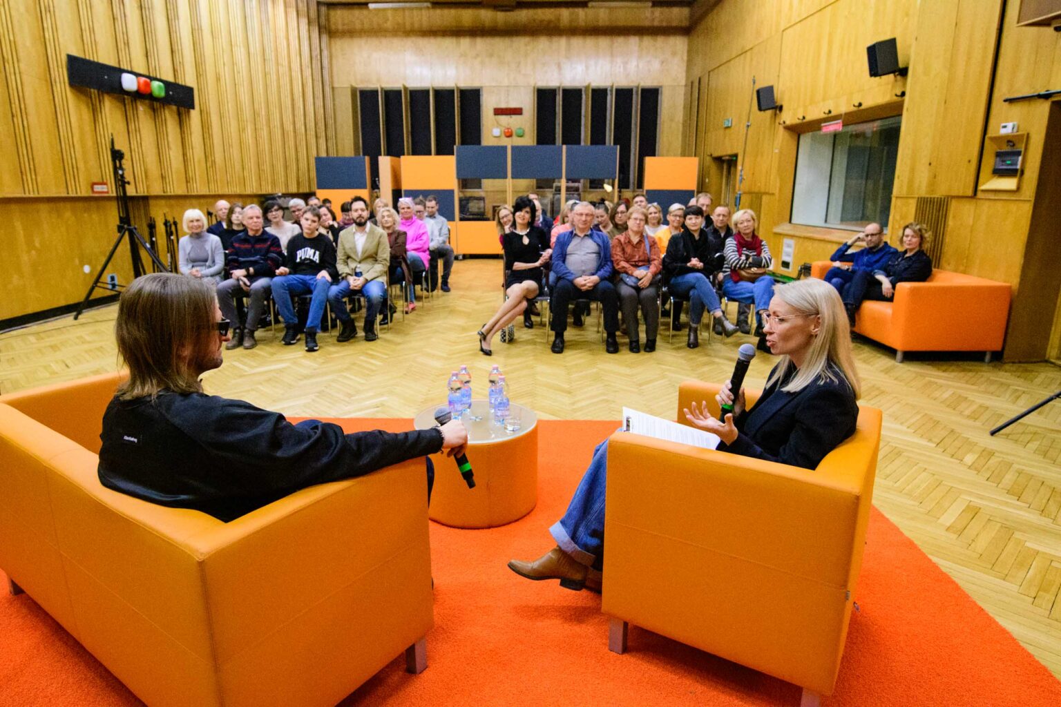 Leszek Mozdzer w Radiu Lodz fot Sebastian Szwajkowski 4