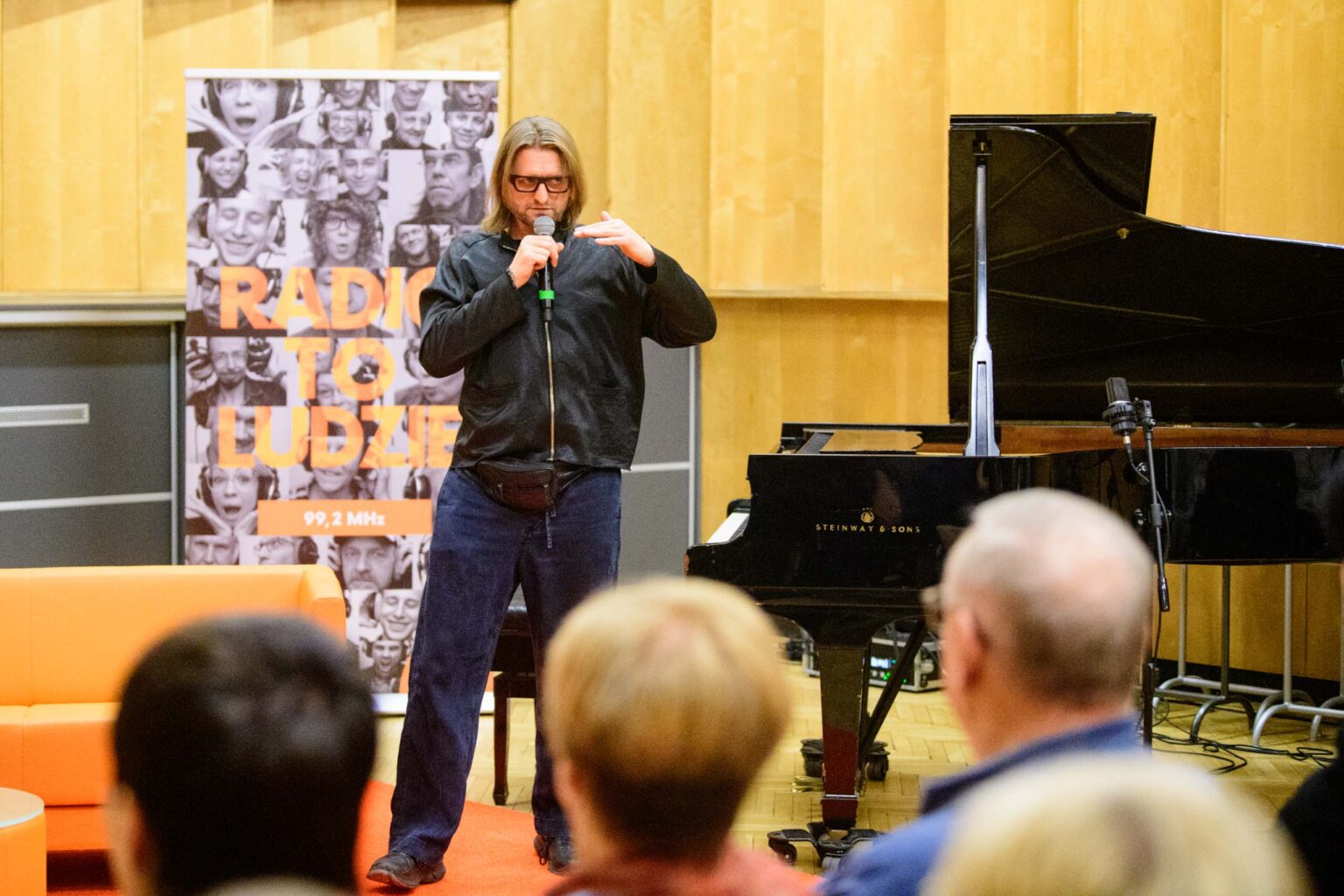Leszek Mozdzer w Radiu Lodz fot Sebastian Szwajkowski 9