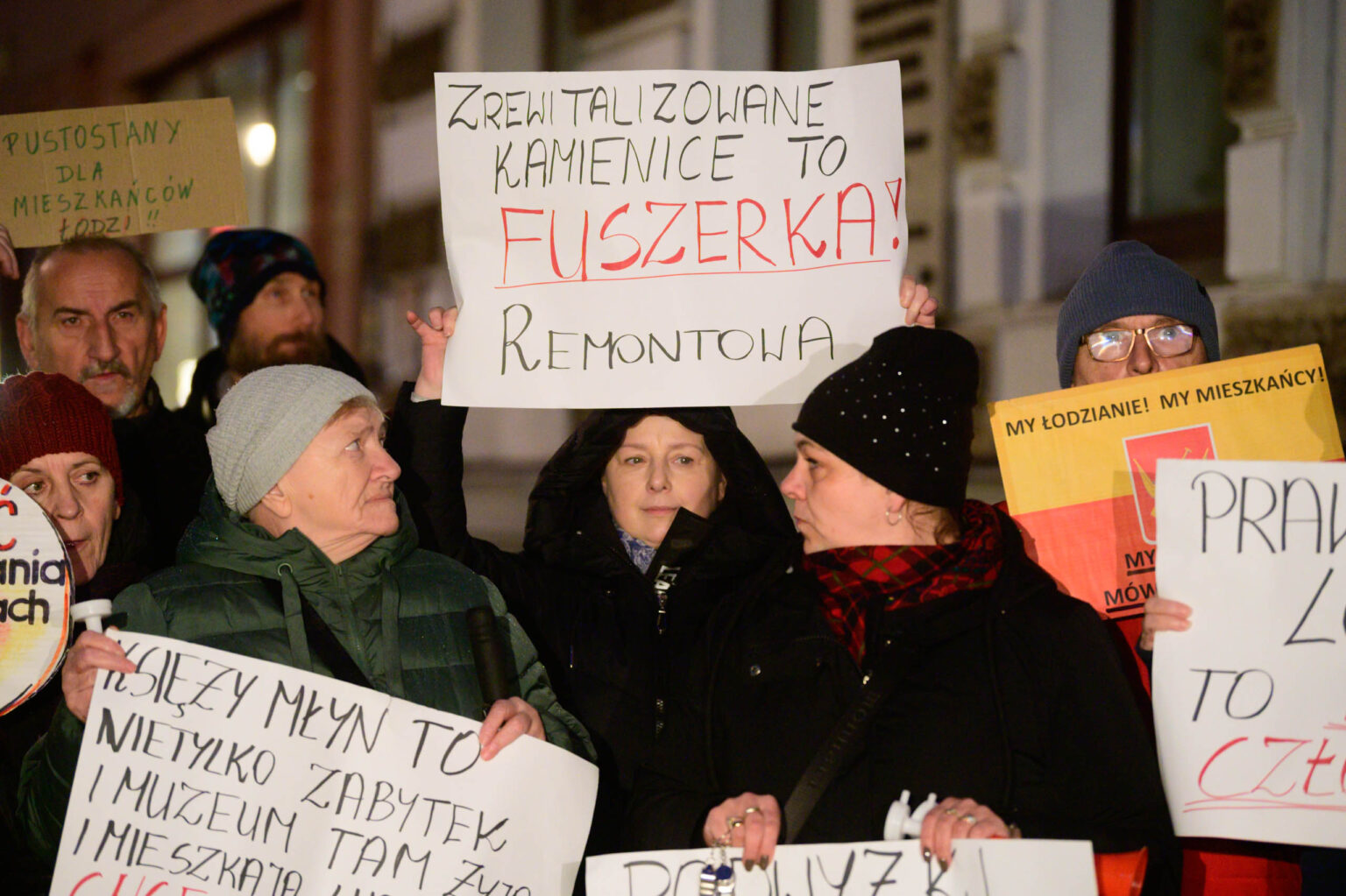 Protest lokatorów fot Sebastian Szwajkowski_3 Protest lokatorow fot Sebastian Szwajkowski 3