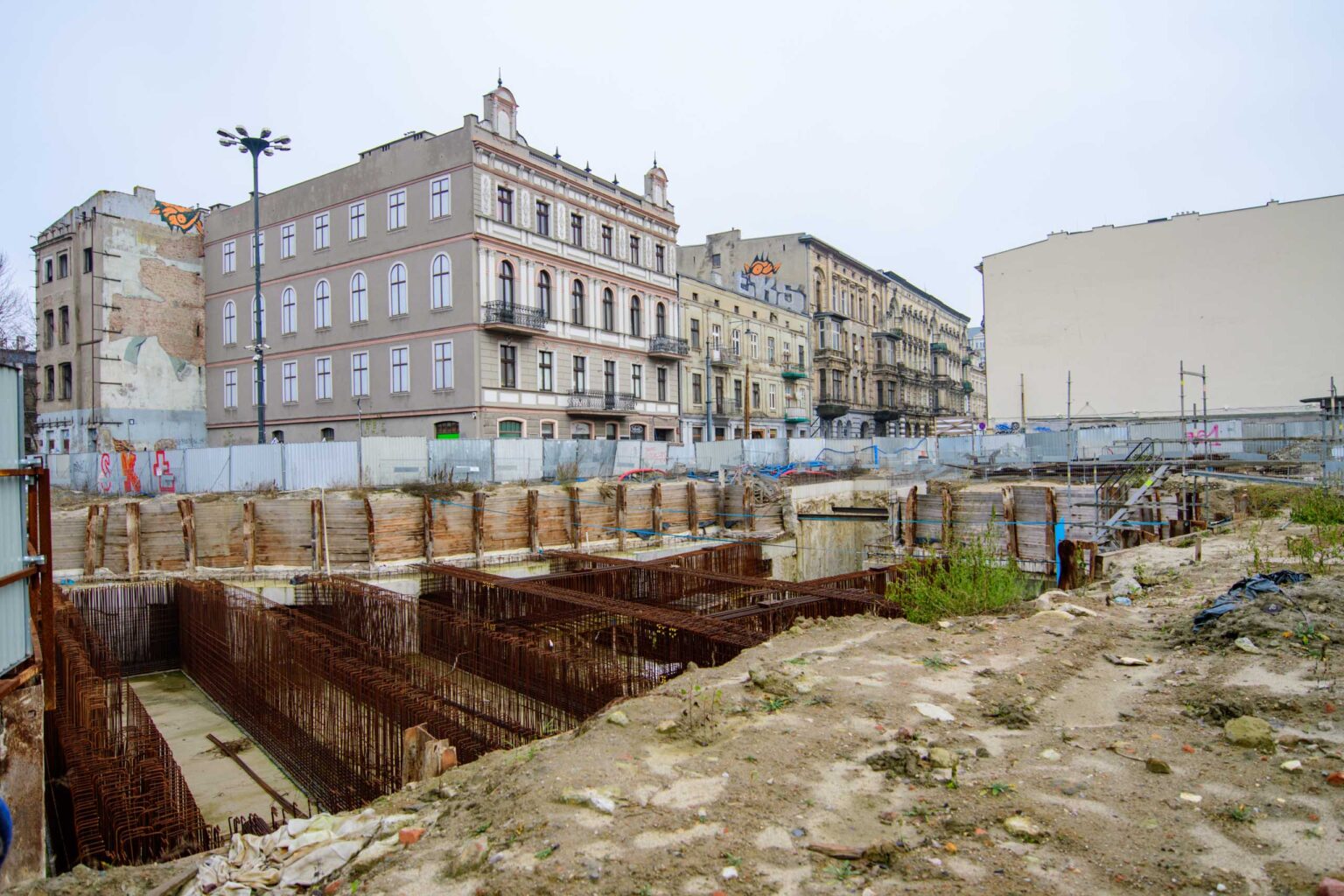 Skrzyzowanie Zielona Kosciuszki Zachodnia Budowa Tunelu Srednicowego fot Sebastian Szwajkowski 4
