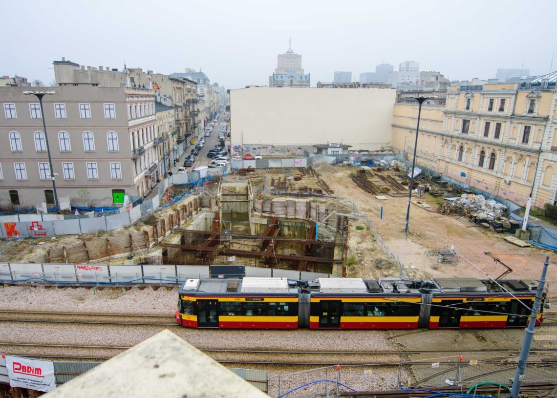 Skrzyzowanie Zielona Kosciuszki Zachodnia Budowa Tunelu Srednicowego fot Sebastian Szwajkowski 7