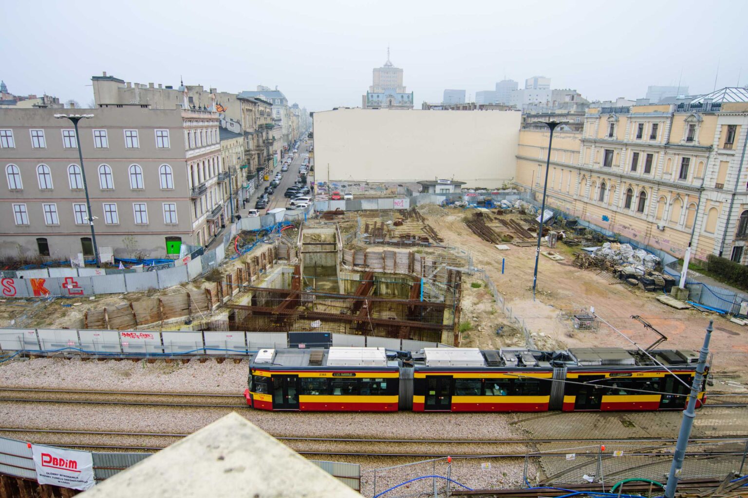 Skrzyzowanie Zielona Kosciuszki Zachodnia Budowa Tunelu Srednicowego fot Sebastian Szwajkowski 7