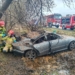 22-latek dachował BMW na DK74. 3 osoby ranne