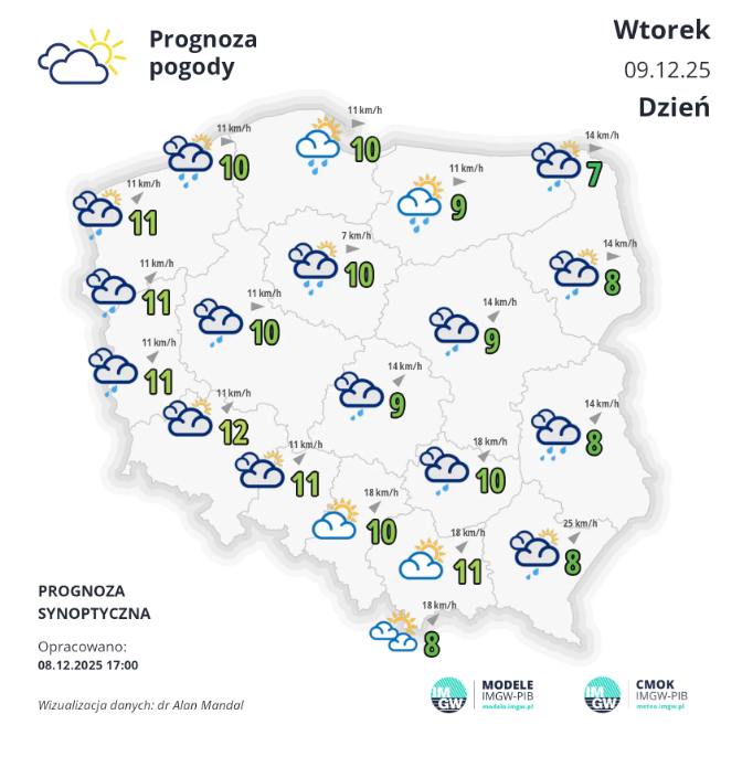 Deszczowy wtorek z przyjemną temperaturą 1 sadafafsfs