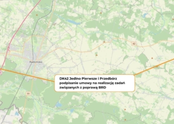 Na DK 42 będzie bezpieczniej. Zmiany w okolicy Radomska