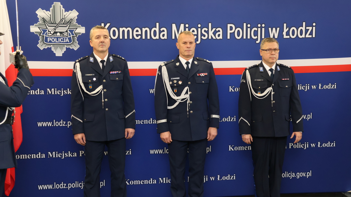 Policja w Łodzi ma nowego komendanta. Ostatnio pełnił służbę w Zgierzu