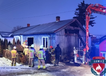 Tragedia pod Łowiczem. Mężczyzna zginął w pożarze