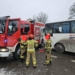 Wypadek pod Opocznem. Wóz strażacki uderzył w autokar, którym podróżowało 7 dzieci