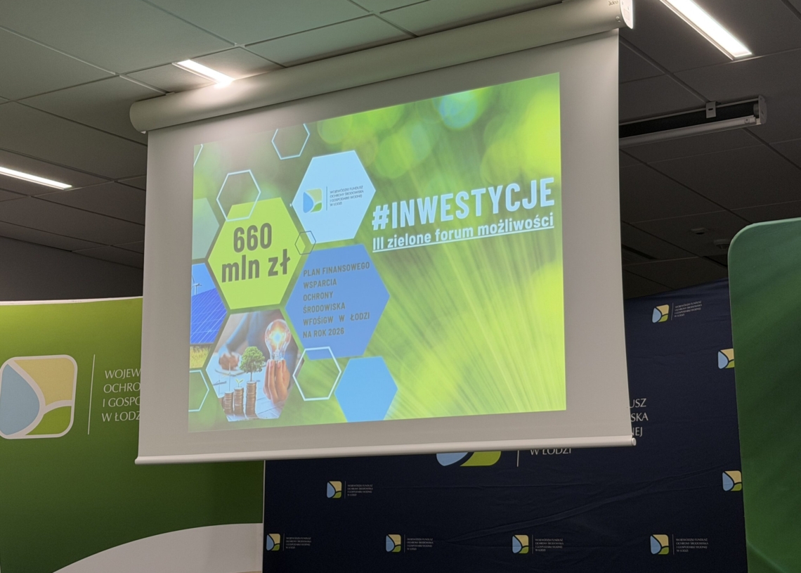 WFOŚiGW podsumowuje 2025 rok. 460 milionów złotych na energię i wodę