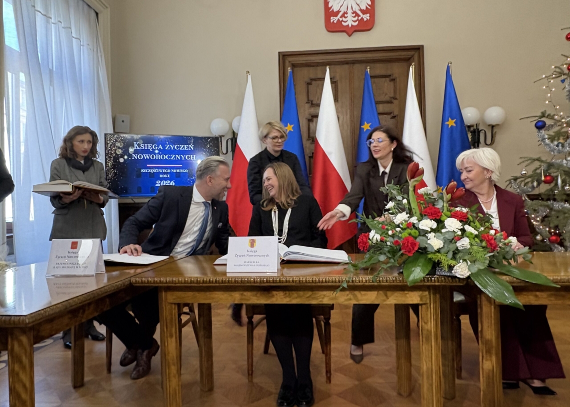 Noworoczne spotkanie w Urządzie Wojewódzkim. Życzenia od prezydent, marszałek i wojewody