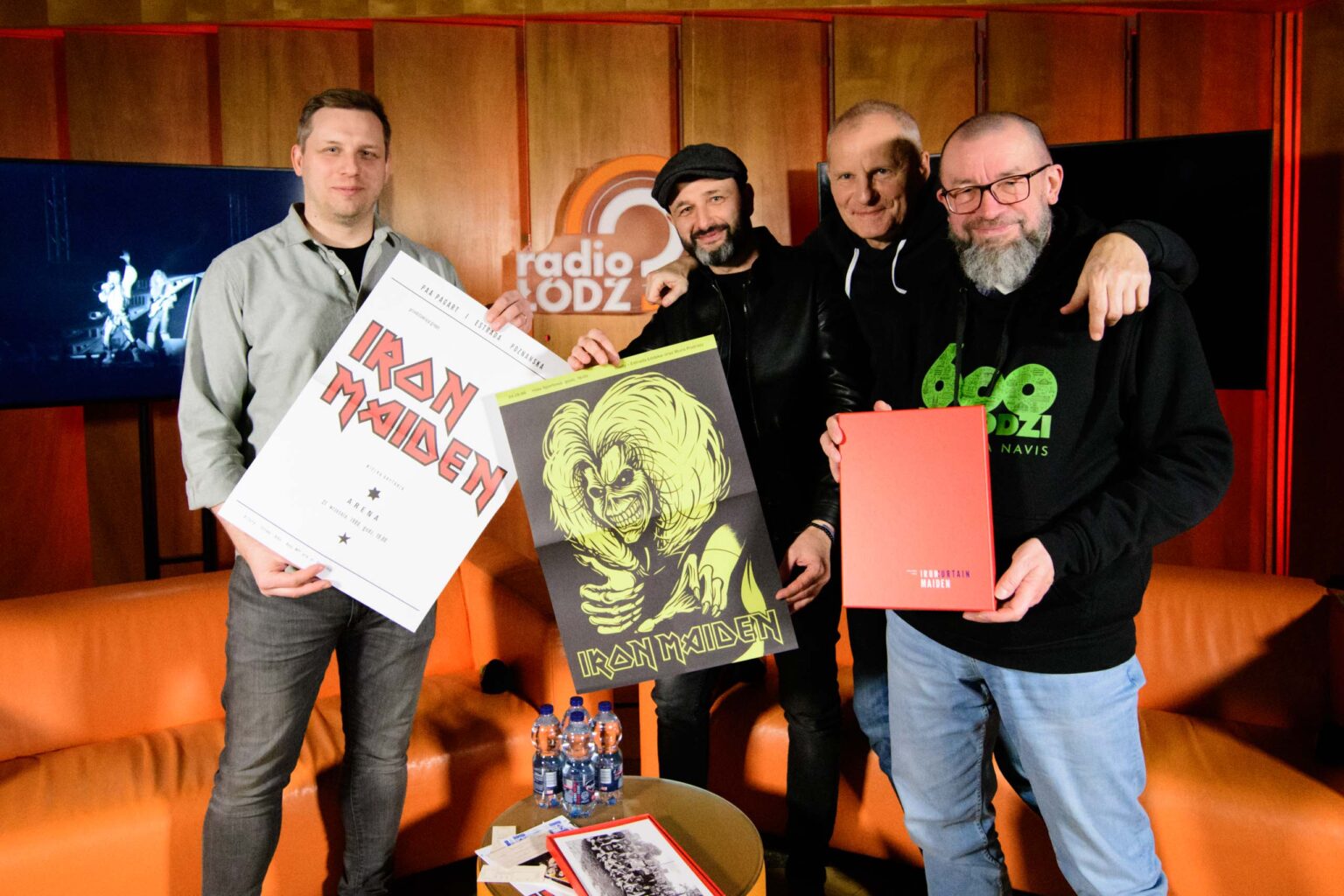 Premiera Ksiazki o Iron Maiden w Radiu Lodz fot Sebastian Szwajkowski 1