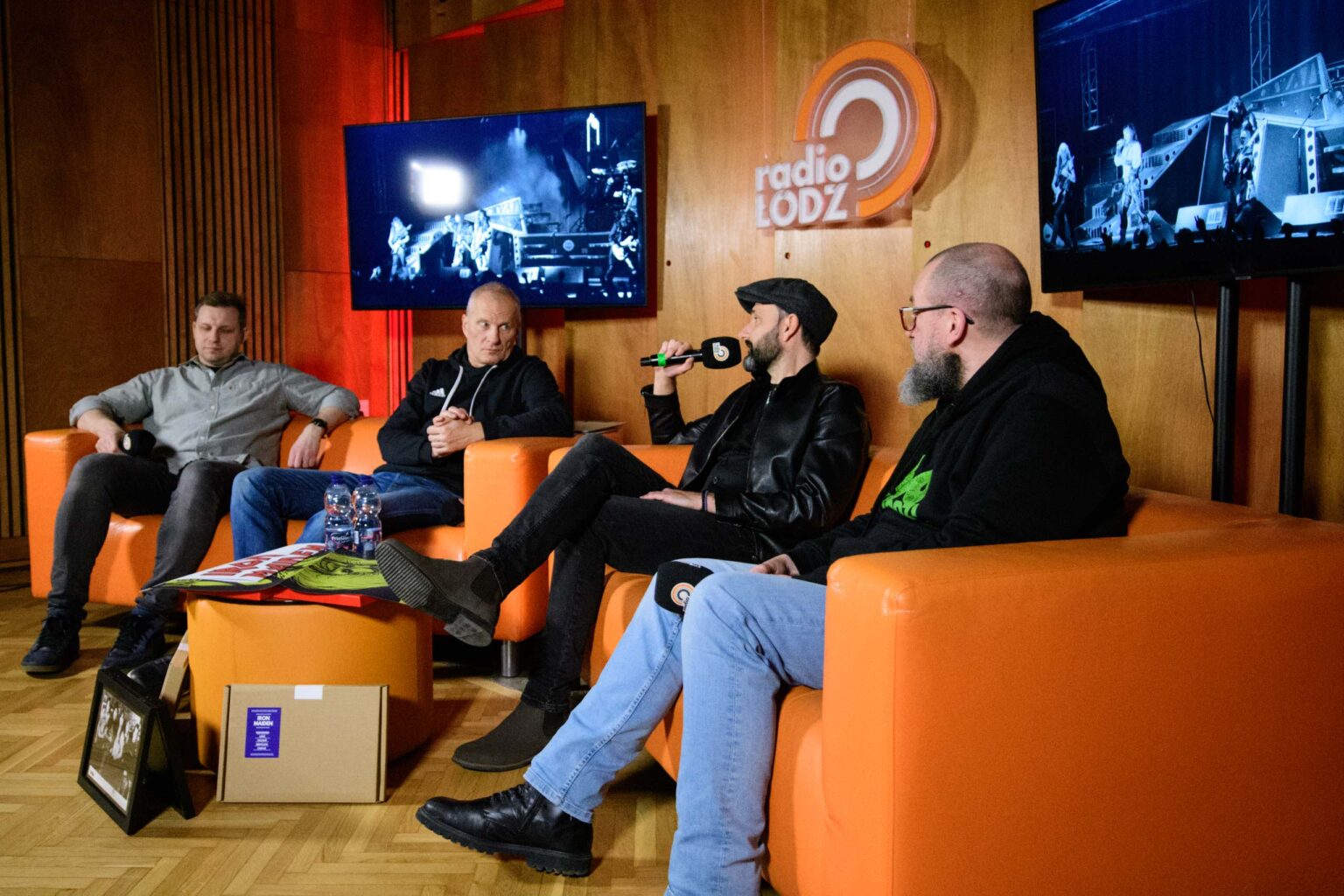 Premiera Ksiazki o Iron Maiden w Radiu Lodz fot Sebastian Szwajkowski 4