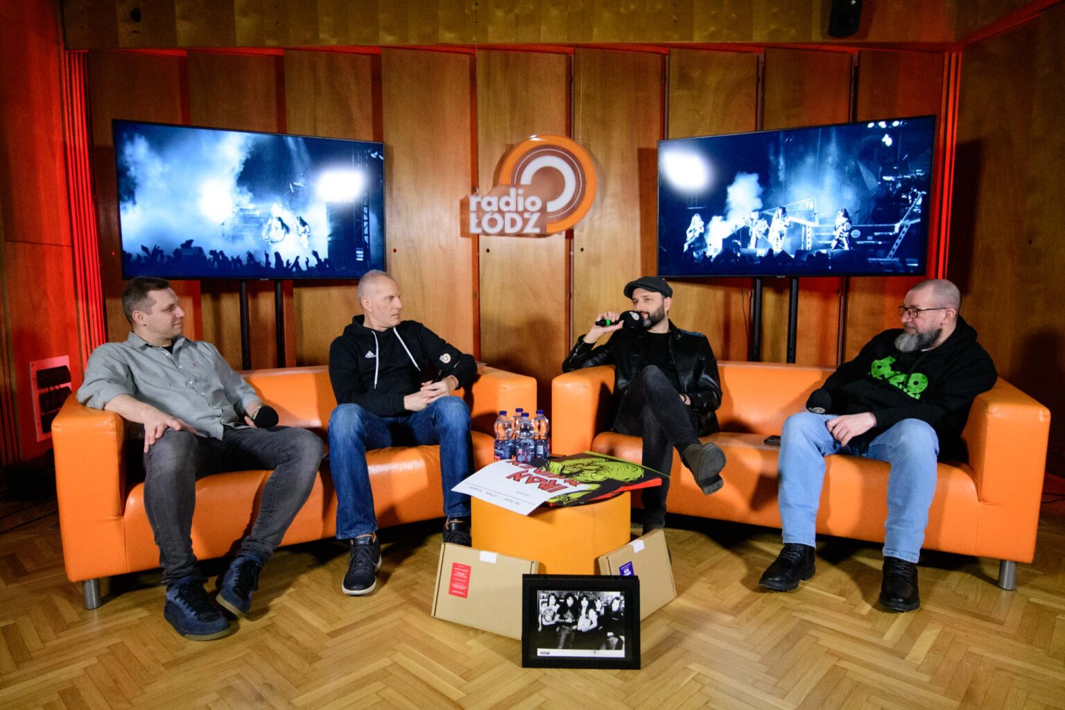 Premiera Ksiazki o Iron Maiden w Radiu Lodz fot Sebastian Szwajkowski 7