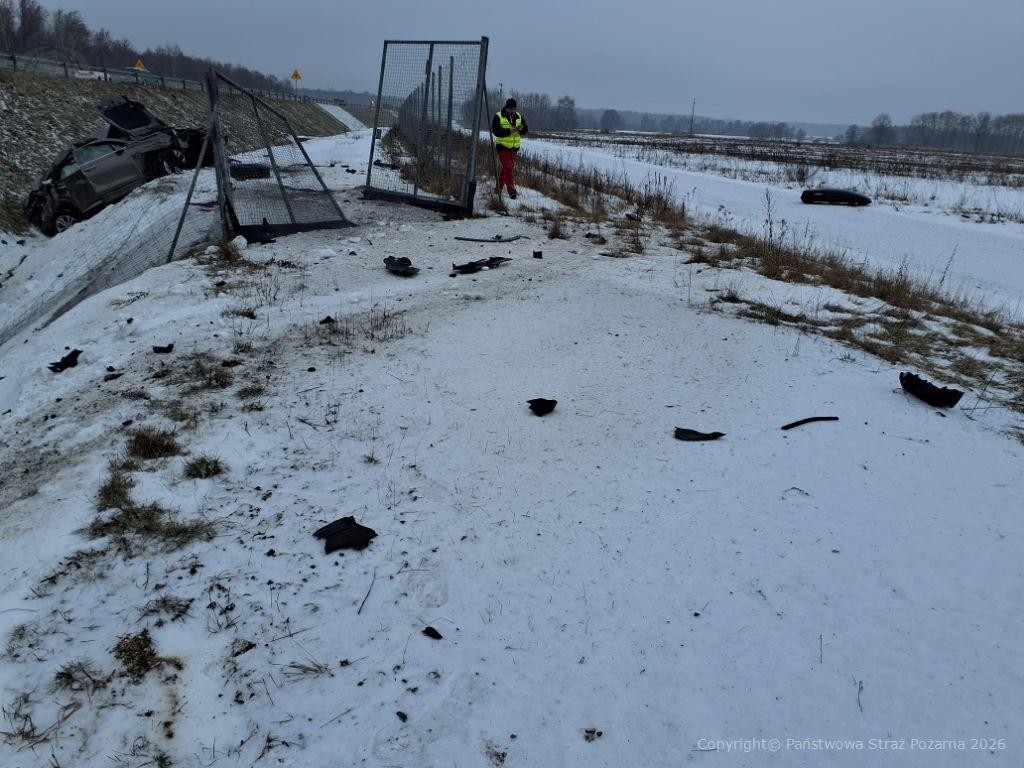 Groźny wypadek na A1. Są utrudnienia