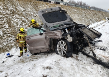 Groźny wypadek na A1. Są utrudnienia