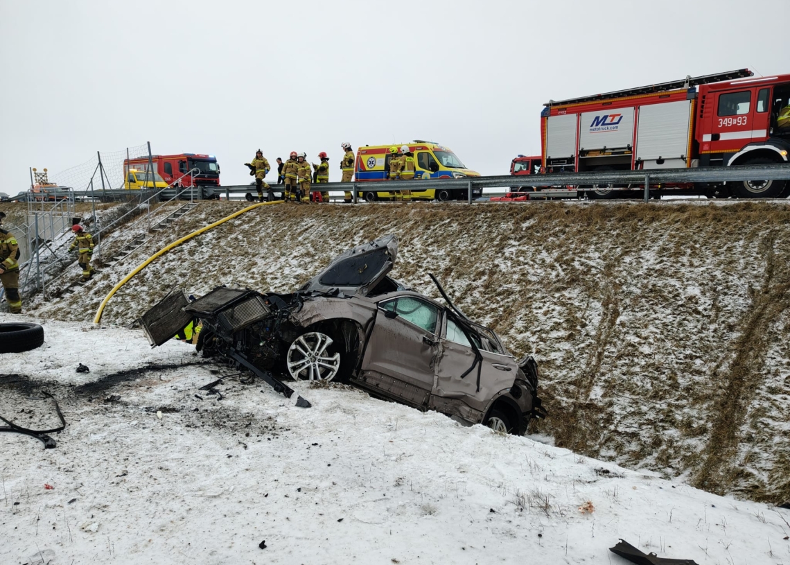 Groźny wypadek na A1. Są utrudnienia