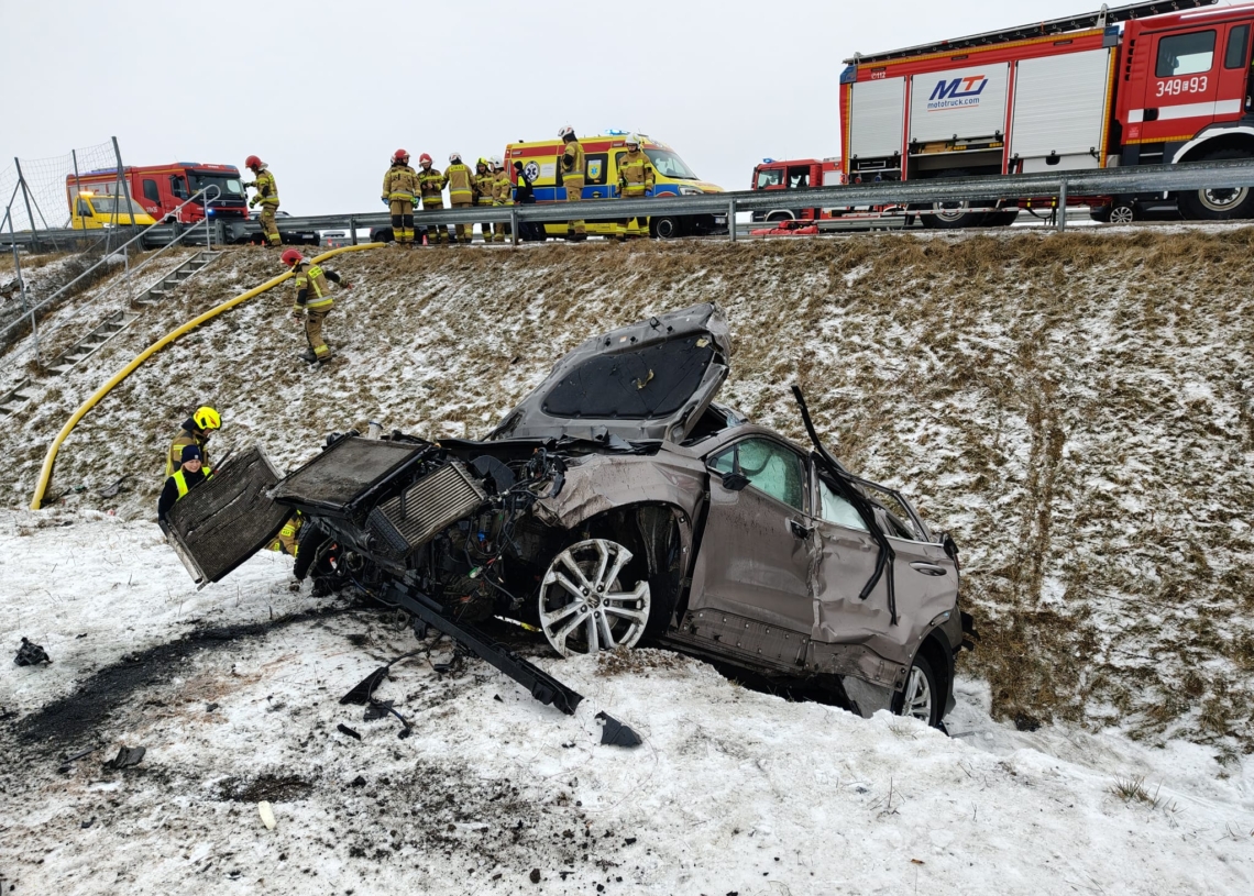 Groźny wypadek na A1. Są utrudnienia