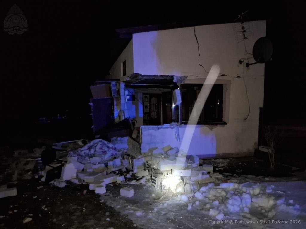 Wybuch gazu w powiecie radomszczańskim. Ranna 88-latka