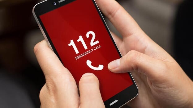 Zablokował numer alarmowy 112