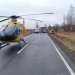 Wypadek w gminie Bolimów. Samochód osobowy uderzył w łosia, LPR w akcji 10 Wypadek w gminie Bolimów. Samochód osobowy uderzył w łosia, LPR w akcji