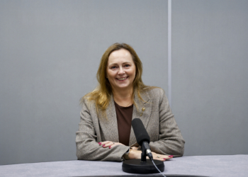 Porodówki w Łódzkiem nie będą likwidowane. Tunel pod Łodzią w 2031 roku? Marszałek Joanna Skrzydlewska w Radiu Łódź 2 Joanna Skrzydlewska, fot. Konrad Ciężki