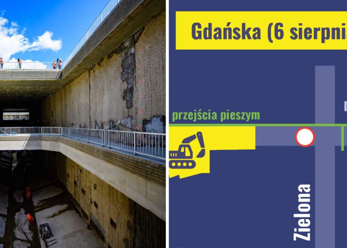 Zamkną ulicę Gdańską. Powód? Budowa tunelu KDP