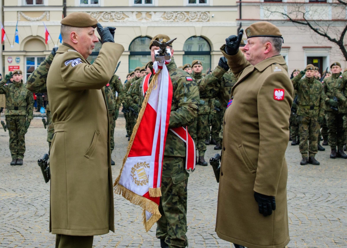 9. Łódzka Brygada WOT z nowym dowódcą, fot. S. Szwajkowski