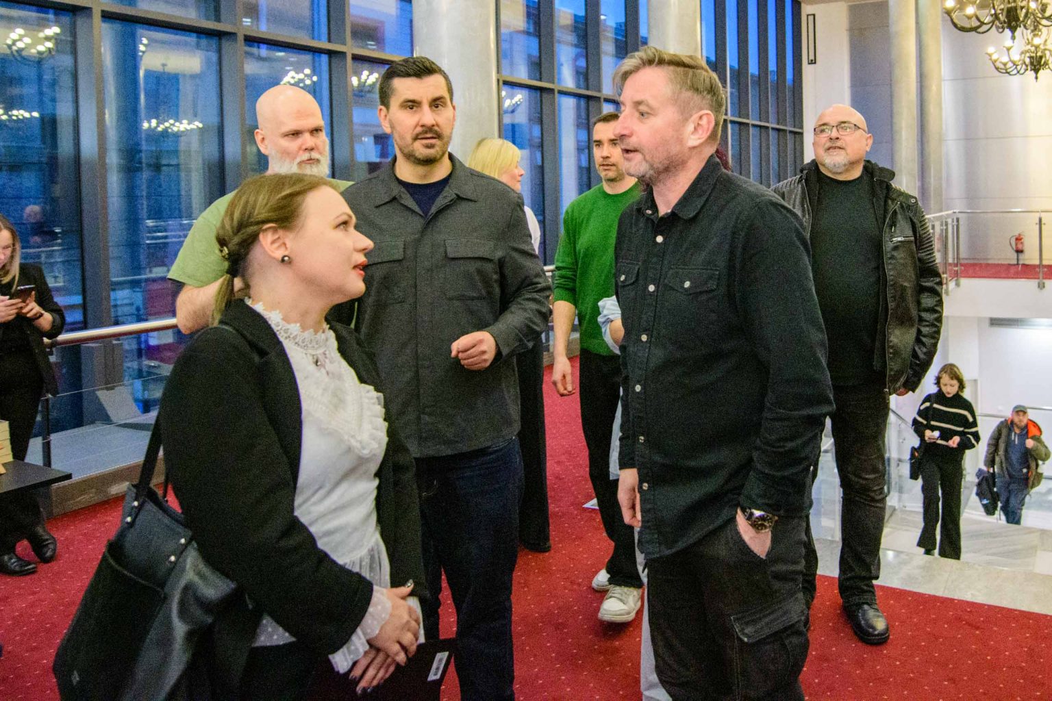 Spotkanie z Serhijem Żadanem fot Sebastian Szwajkowski Spotkanie z Serhijem Zadanem fot Sebastian Szwajkowski