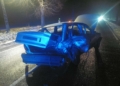 Zderzenie 3 samochodów na DK 72. Policja kieruje objazdami 4 Zderzenie 3 samochodów na DK 72, fot. KPP w Poddębicach