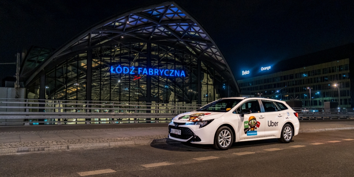 samochód Uber Łódź