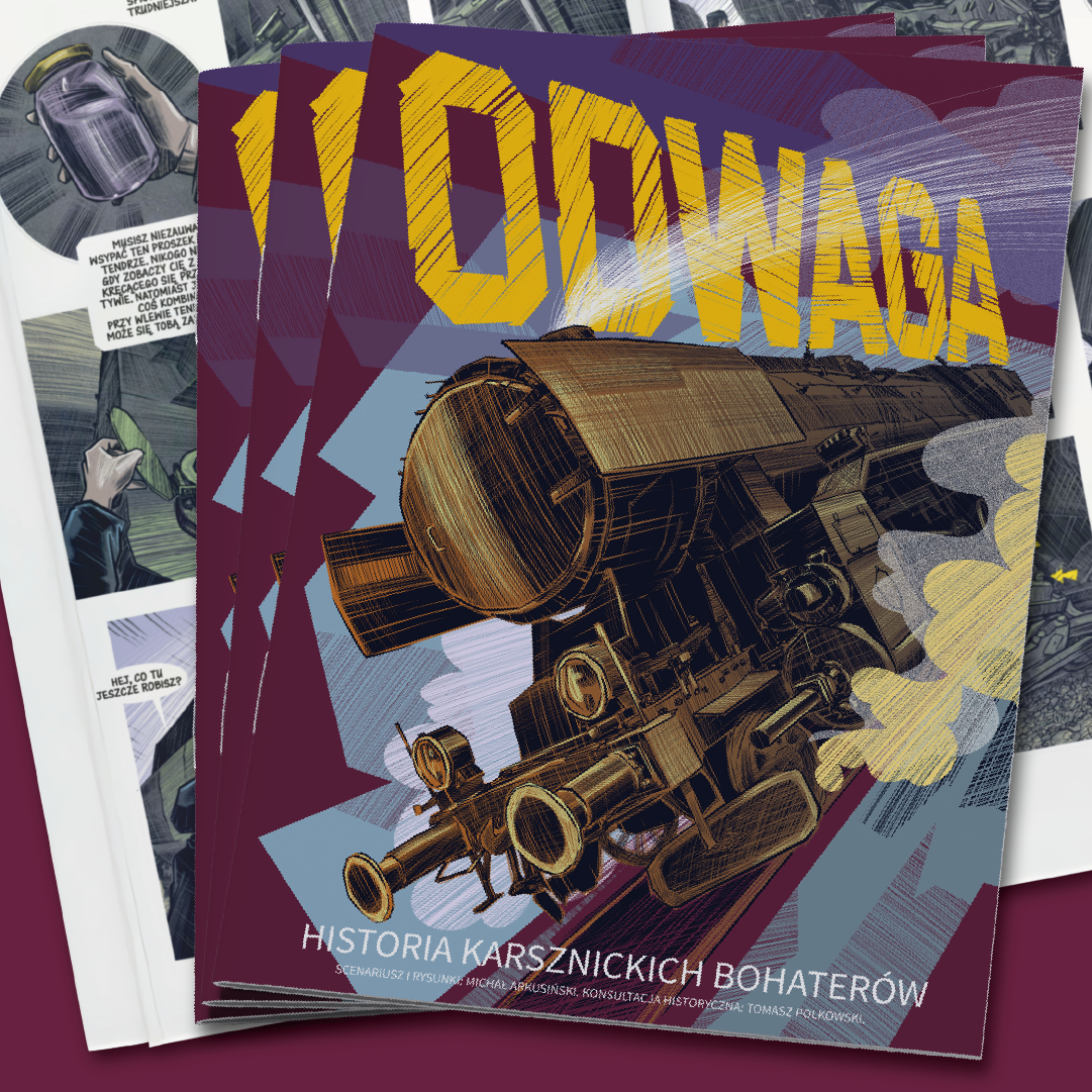 Powstał wyjątkowy komiks o karsznickich kolejarzach, bohaterach II wojny światowej