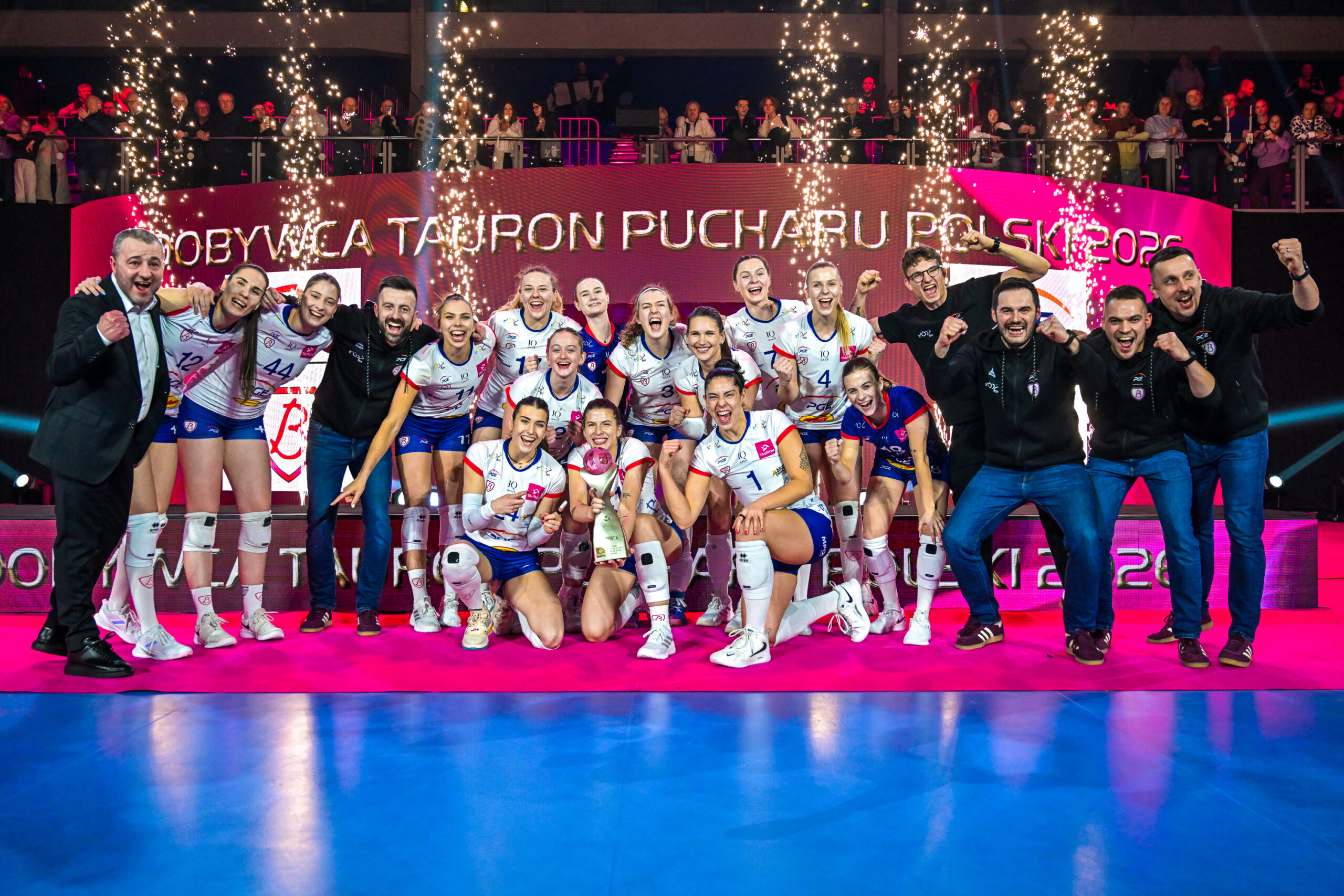 Tauron Puchar Polski. PGE Budowlani Łódź - BKS BOSTIK ZGO Bielsko-Biała, fot. Piotr Sumara/PLS