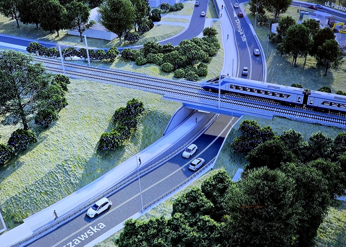 Tomaszów Mazowiecki: powstanie wiadukt kolejowy i tunel pod torami 1 Tomaszów Mazowiecki: powstanie wiadukt kolejowy i tunel pod torami
