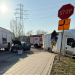 Wypadek na Widzewie. Dwa rozbite samochody blokowały skrzyżowanie 9 Wypadek na Widzewie. Dwa rozbite samochody blokują skrzyżowanie