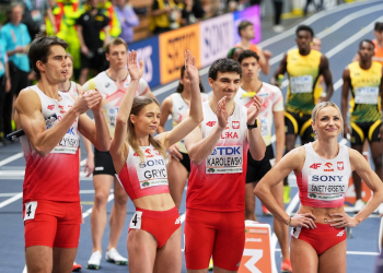 Czwarci na mecie, ale z brązowym medalem. Sztafeta mieszana 4x400 metrów trzecia na HMŚ w Toruniu