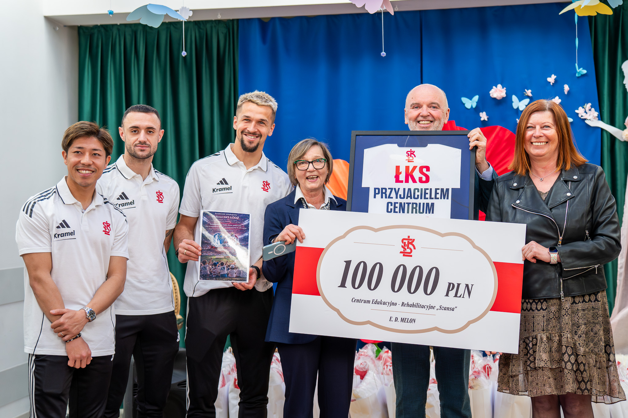 ŁKS z prezentem na Wielkanoc. Klub wsparł Centrum Rehabilitacyjne w Piotrkowie