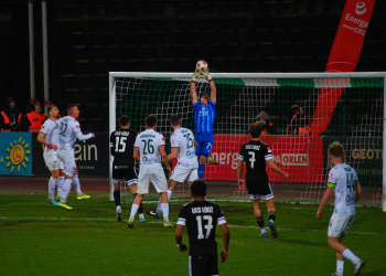 Niespodzianki nie było. Olimpia Grudziądz – ŁKS II Łódź 2:0 [ZDJĘCIA]