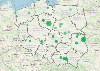 Watchdog Polska stworzył mapę zatrudnienia radnych w instytucjach miejskich