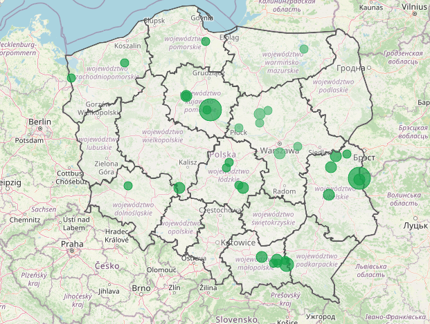 Watchdog Polska stworzył mapę zatrudnienia radnych w instytucjach miejskich 1 Watchdog Polska stworzył mapę zatrudnienia radnych w instytucjach miejskich