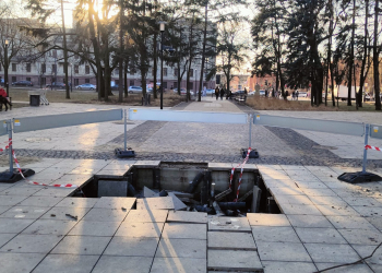 Łódzkie chodniki w kiepskim stanie. A w Parku Staromiejskim straszy dziura