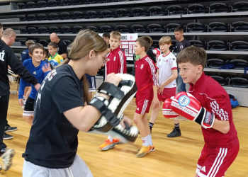 Wyjątkowa lekcja WF-u ŁKS-u. „Chcemy pokazać szeroką ofertę dyscyplin” [ZDJĘCIA]