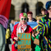 "Kwiaty w pięść". Marsz z okazji Dnia Kobiet w Łodzi, fot. S. Szwajkowski