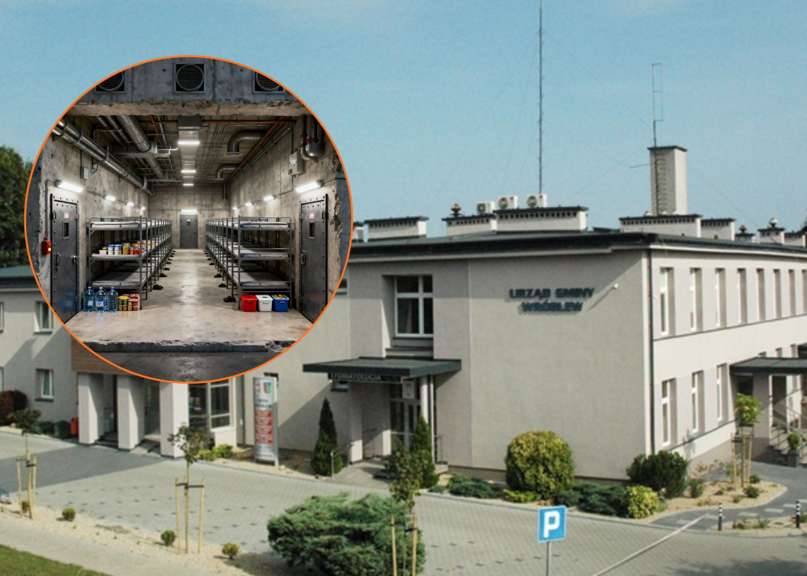 Gmina Wróblew chce przygotować schron. Mógłby pomieścić 170 osób 1 Gmina Wróblew chce przygotować schron