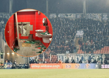 Urządzili demolkę na stadionie Widzewa. Jest kara dla kibiców Lecha Poznań