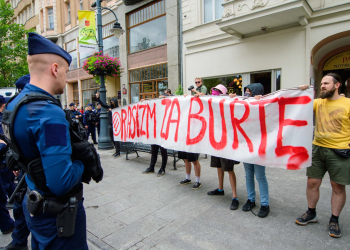 Chciał zablokować marsz antyimigrancki. Stanął za to przed sądem