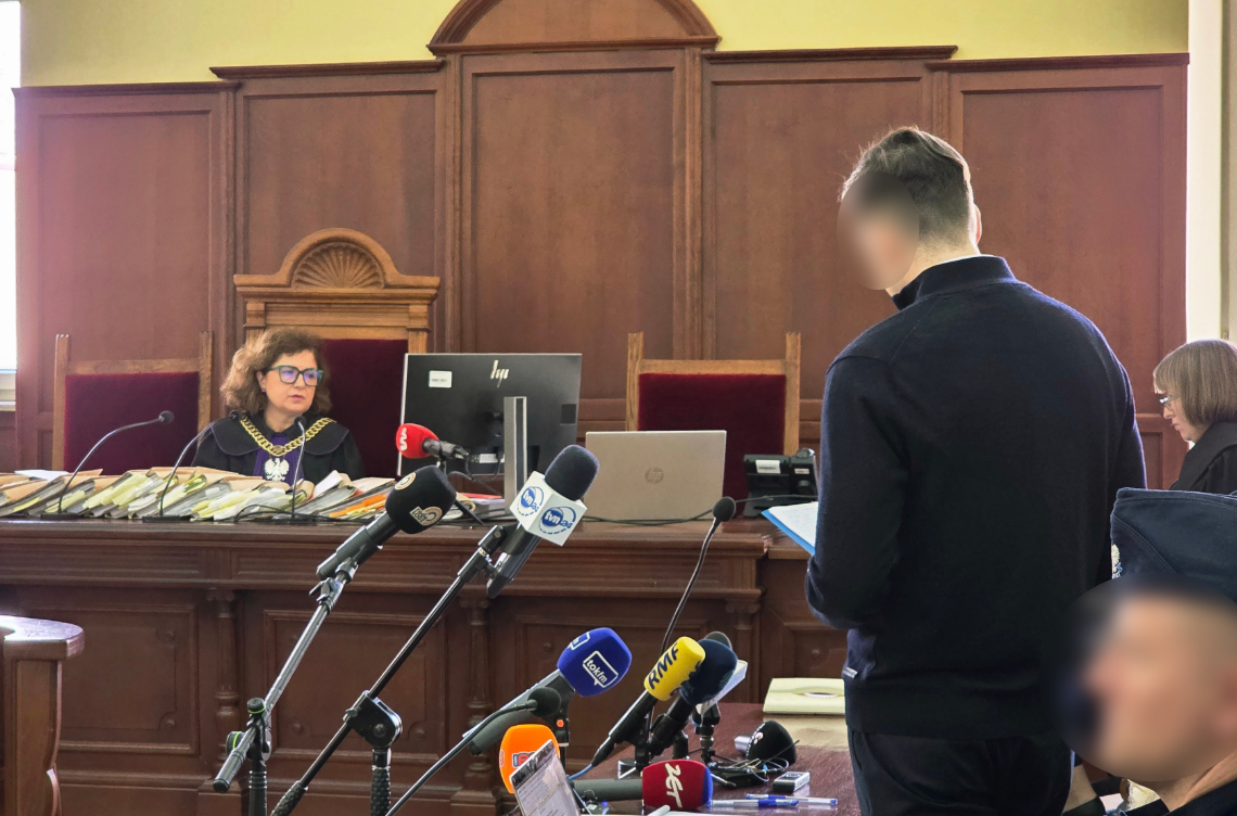 Sebastian M. zeznawał przed piotrkowskim sądem. Nie przyznał się do winy