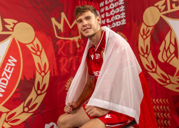 Marcel Krajewski z golem. Czarnogóra U21 - Polska U21 0:1