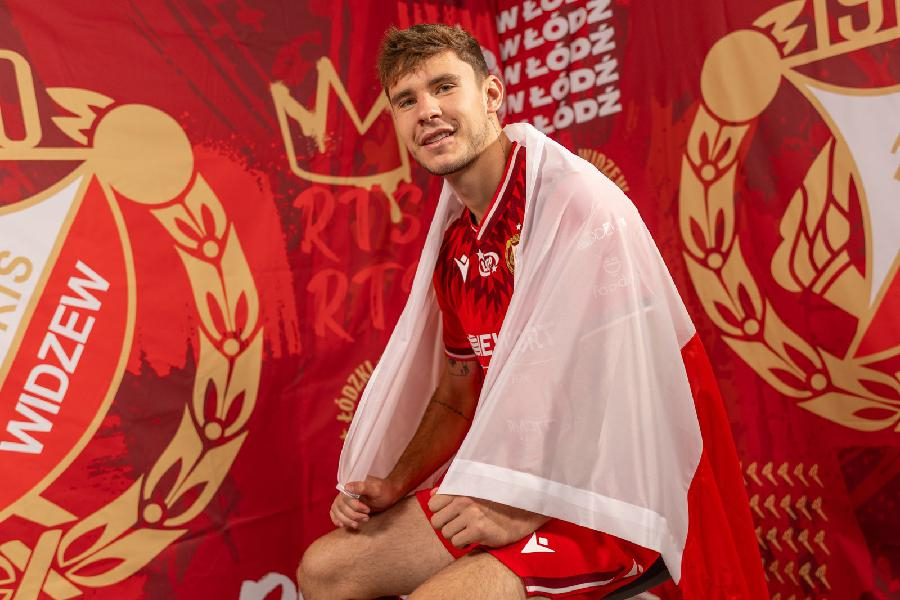 Marcel Krajewski z golem. Czarnogóra U21 - Polska U21 0:1